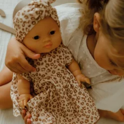 Best Atelier Wagram Tenue pour poupée robe Léopard