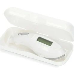 New Alecto Thermomètre auriculaire à infrarouge blanc et gris