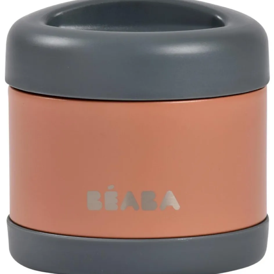Béaba Thermoportion inox isotherme mineral grey, terracotta (500 ml)