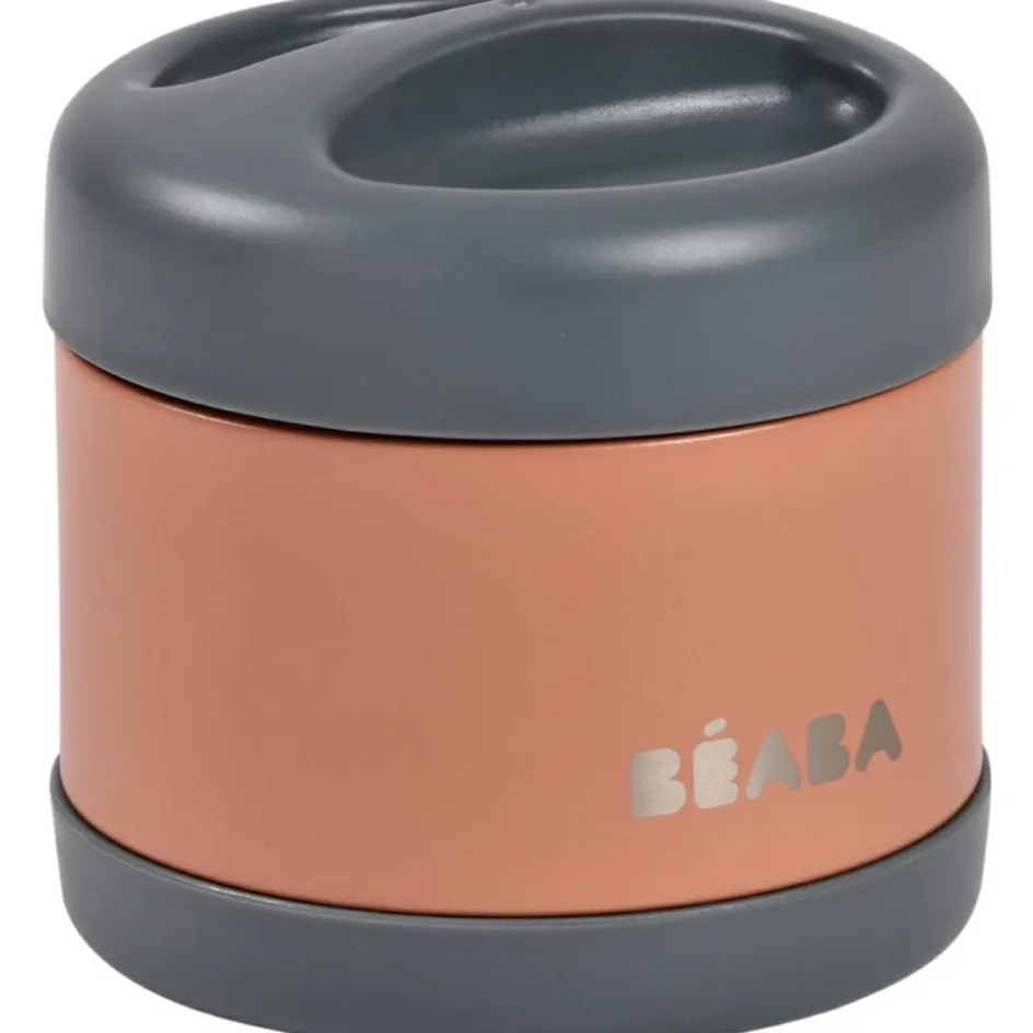 Béaba Thermoportion inox isotherme mineral grey, terracotta (500 ml)