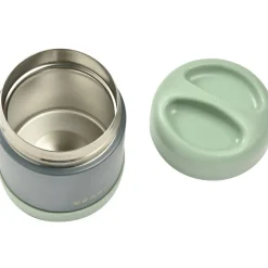 Hot Béaba Thermo-portion inox minéral gris et vert sauge (300 ml)