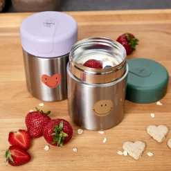 Sale Lässig Thermos alimentaire Happy Rascals Smile vert