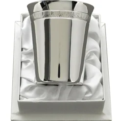 Online Daniel Crégut Timbale Chope Empire personnalisable (métal argenté) dans son coffret