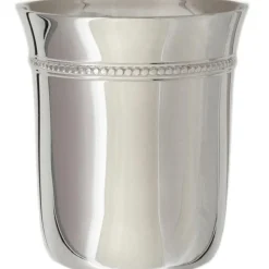 Clearance Daniel Crégut Timbale Evasée Perles en métal argenté dans son coffret