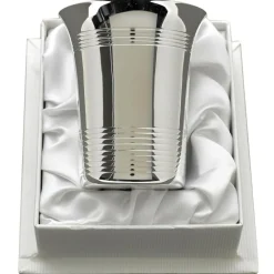 Timbale Filets personnalisable (métal argenté) dans son coffret|Daniel Crégut Online