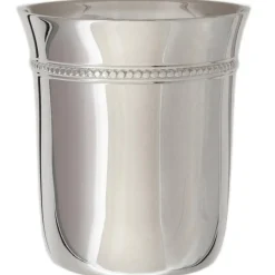 Timbale Perles B en métal argenté dans son coffret (personnalisable)|Daniel Crégut Sale