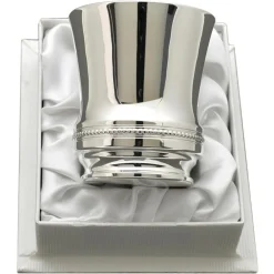 Best Daniel Crégut Timbale Perles personnalisable (métal argenté) dans son coffret