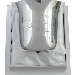 Daniel Crégut Timbale Petit cheval personnalisable (métal argenté) dans son coffret