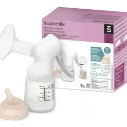Suavinex Tire lait manuel + biberon Zéro Zéro (120 ml)