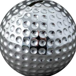 Tirelire Balle de golf (métal argenté)|Daniel Crégut New