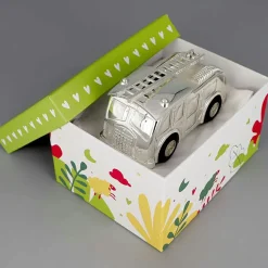 Sale Daniel Crégut Tirelire Camion de pompiers personnalisable (métal argenté)