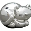 Sale Daniel Crégut Tirelire Chat personnalisable (métal argenté)