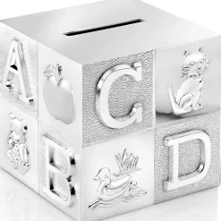 Tirelire Cube alphabet|Zilverstad Clearance