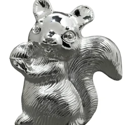 Sale Daniel Crégut Tirelire Ecureuil (métal argenté)