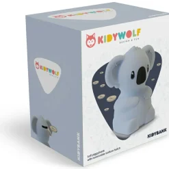 New KIDYWOLF Tirelire KIDYBANK Koala en silicone souple