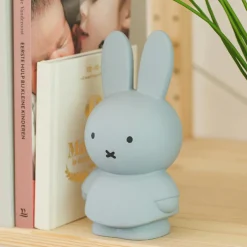New Atelier Pierre Junior Tirelire Miffy warm Bleu Argenté (19 cm)