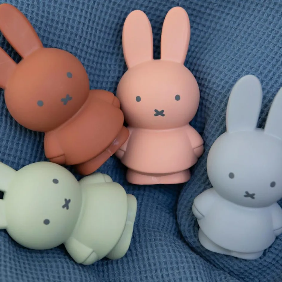 New Atelier Pierre Junior Tirelire Miffy warm Bleu Argenté (19 cm)