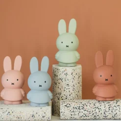 New Atelier Pierre Junior Tirelire Miffy warm Bleu Argenté (19 cm)