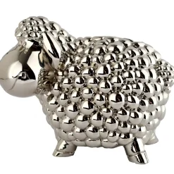 Tirelire mouton (métal argenté)|Daniel Crégut Clearance