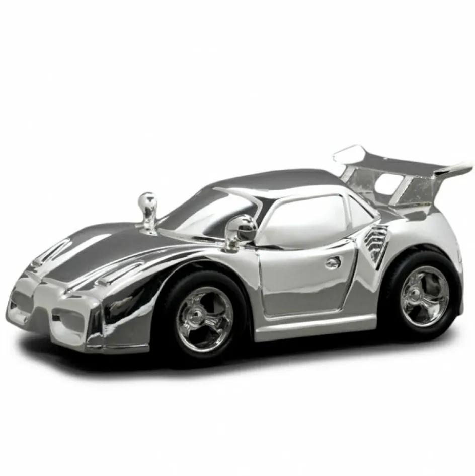 Online Daniel Crégut Tirelire Voiture de course personnalisable (métal argenté)
