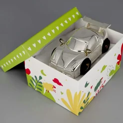 Online Daniel Crégut Tirelire Voiture de course personnalisable (métal argenté)