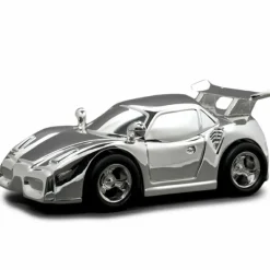 Sale Daniel Crégut Tirelire Voiture de course (métal argenté)