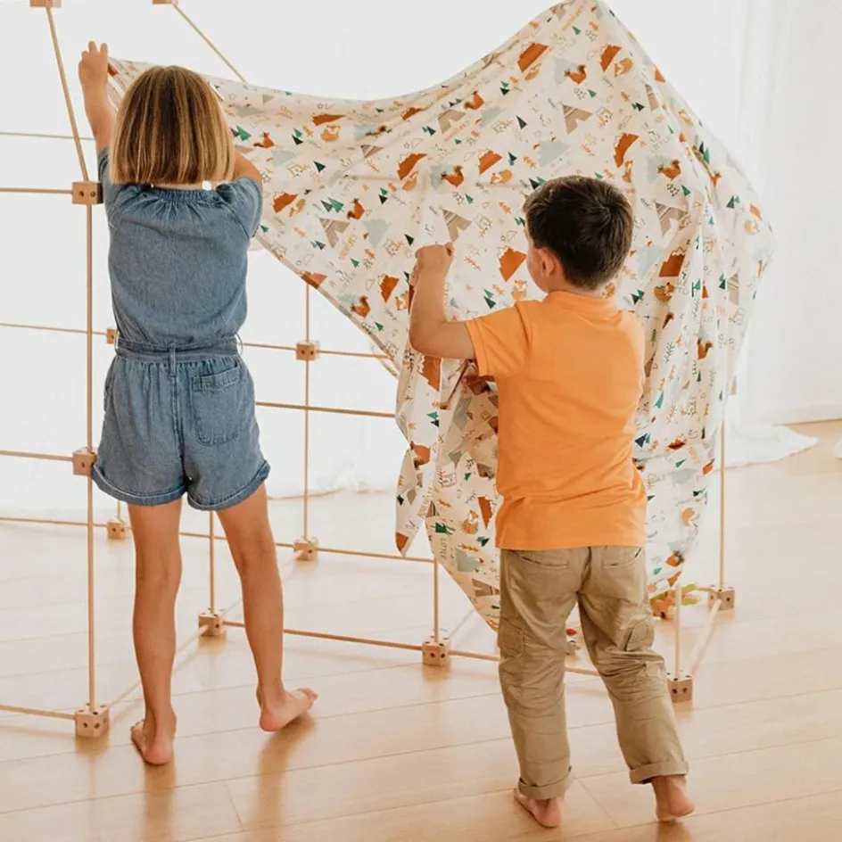 Toiles pour cabane Pack Ecureuil Renards et tipis|Sarbakane Online