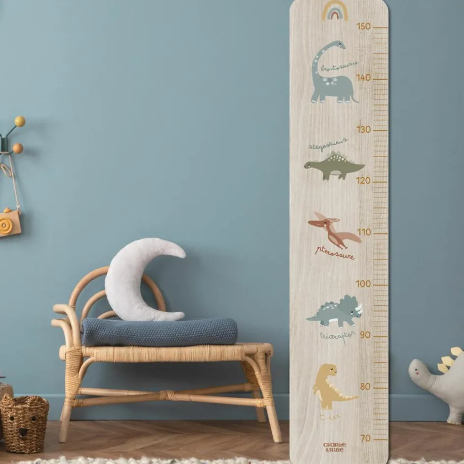 Toise en bois Collection 5 Dinos|Charlie et Suzie Hot