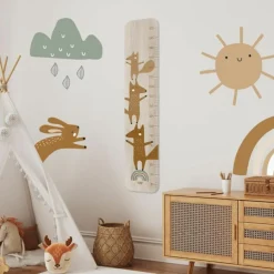 Sale Charlie et Suzie Toise en bois Edgar le renard