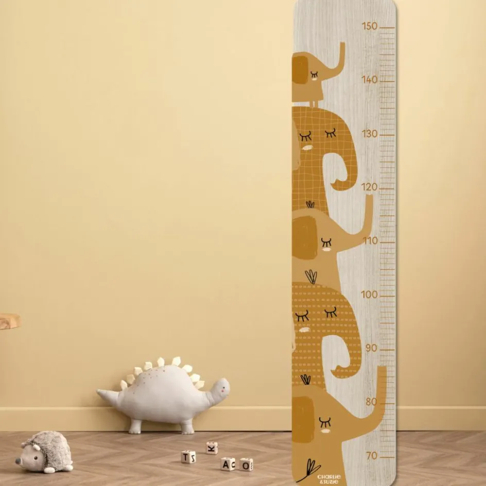 Best Charlie et Suzie Toise en bois Isidore éléphant caramel