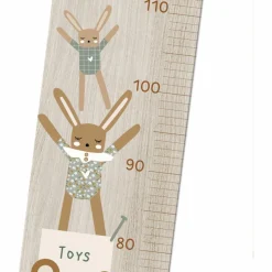 Toise en bois Lapin doudou sauge personnalisable|Charlie et Suzie Outlet