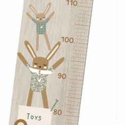 Toise en bois Lapin doudou sauge|Charlie et Suzie Discount