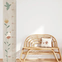 Toise en bois Lili Rose Grandes Fleurs|Charlie et Suzie Sale