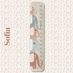 Toise en bois XXL Éléphant personnalisable|Charlie et Suzie Outlet