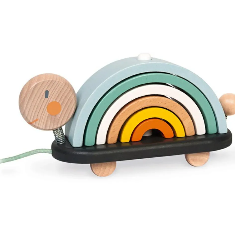 Tortue arc-en-ciel empilable à rouler Sweet Cocoon|Janod Hot