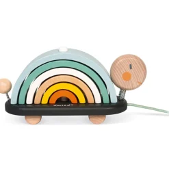 Tortue arc-en-ciel empilable à rouler Sweet Cocoon|Janod Hot