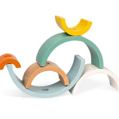 Tortue arc-en-ciel empilable à rouler Sweet Cocoon|Janod Hot