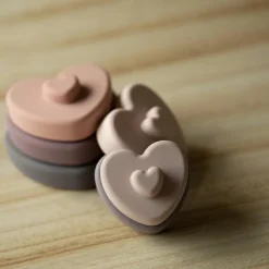 Tour coeurs à empiler en silicone|Bo Jungle