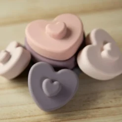 Tour coeurs à empiler en silicone|Bo Jungle