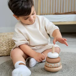 Best Lässig Tour d'anneaux empilables en bois Little Mateys