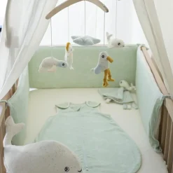 Tour de lit Au large de Nova (pour lits 60 x 120 ou 70 x 140 cm)|Trois Kilos Sept Clearance