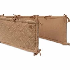 Clearance Jollein Tour de lit Cosy Knit Biscuit (pour lits 60 x 120 ou 70 x 140 cm)