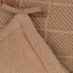 Clearance Jollein Tour de lit Cosy Knit Biscuit (pour lits 60 x 120 ou 70 x 140 cm)