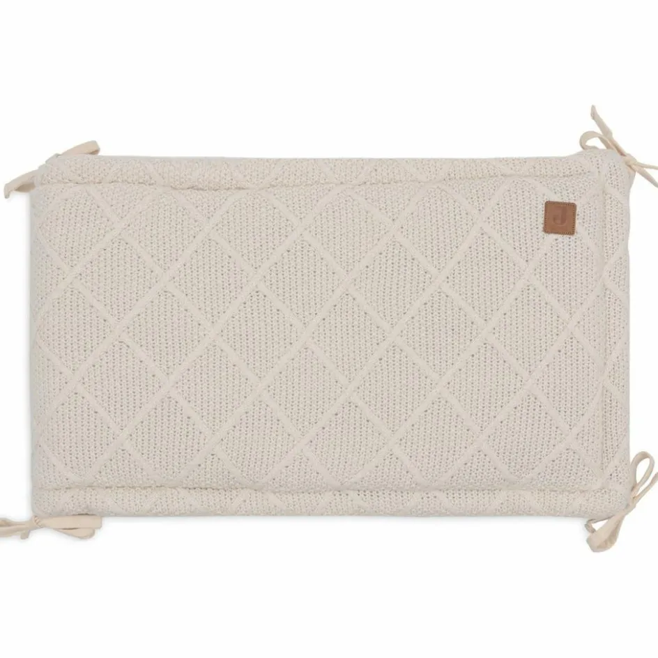 New Jollein Tour de lit Cosy Knit Oatmeal (pour lits 60 x 120 ou 70 x 140 cm)