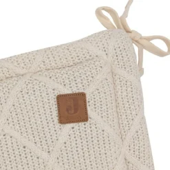 New Jollein Tour de lit Cosy Knit Oatmeal (pour lits 60 x 120 ou 70 x 140 cm)