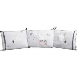 Sauthon Tour de lit déhoussable Miss Fleur de Lune (existe en 60x120 ou 70x140)