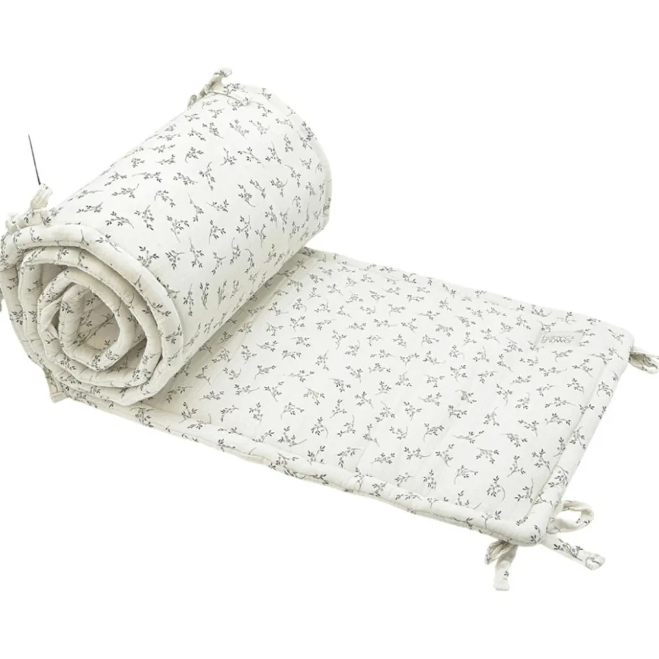 Tour de lit Doux Olive Bloom (pour lits 60 x 120 et 70 x 140 cm)|Babyshower Online