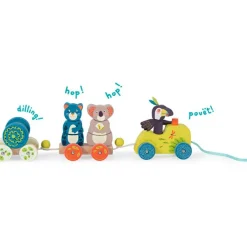 Train d'activités à tirer Dans la Jungle|Moulin Roty New