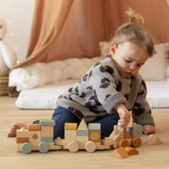 Train de construction en bois|Trois Kilos Sept Hot