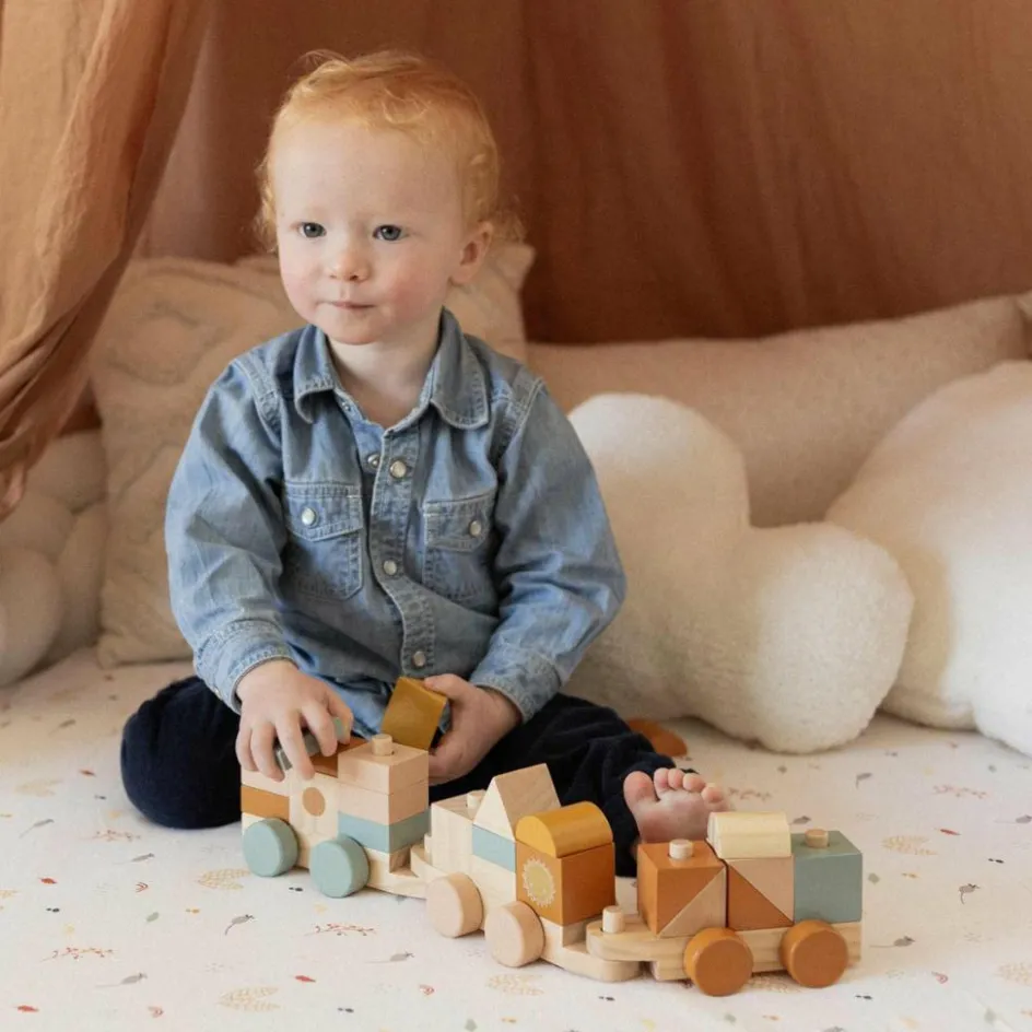 Train de construction en bois|Trois Kilos Sept Hot